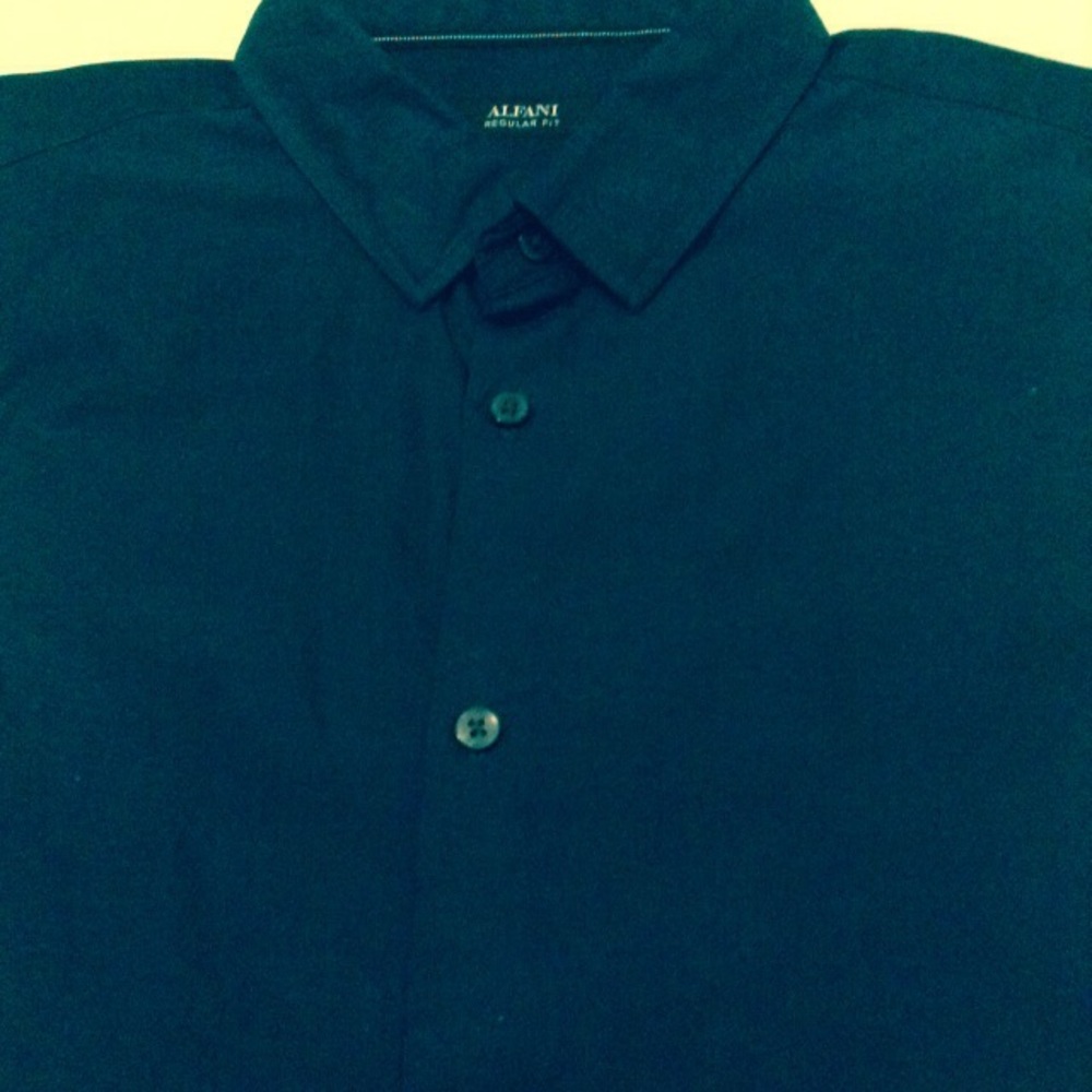 Men's ALFANI Dress Shirt Blue